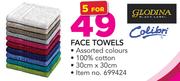 Glodina Colibri Face Towels-For 5
