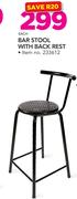 Bar Stool With Back Rest