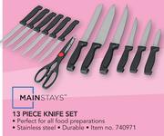 Mainstays 13 Piece Knife Set-Per Set