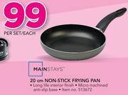 Mainstays 20Cm Non-Stick Frying Pan