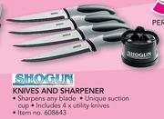 Shogun Knives And Sharpener