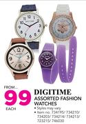 Digitime Assorted Fashion Watches-Each
