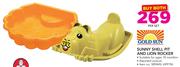 Gold Sun Sunny Sheel Pit And Lion Rocker-Per Set