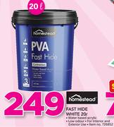 Homestead 20Ltr Fast Hide White