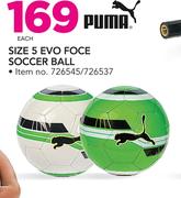 Puma Size 5 Evo Foce Soccer Ball-Each