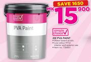 Simple Choice 20Ltr PVA Paint