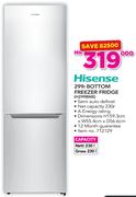 Hisense 299Ltr Bottom Freezer Fridge H299BME