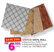 Stefco Vinyl Roll-3m x 1.83m Each