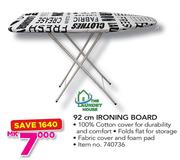  The Laundry House 92cm Ironing Board