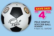 Pele Dimple Soccer Ball RUBBER