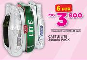 Castle Lite-6 x 340ml