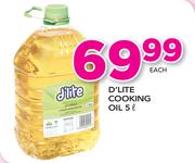 D'Lite Cooking Oil-5Ltr