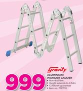 Gravity Aluminium Wonder Ladder With Non Skid Feet