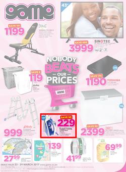 Game Zambia : Nobody Beats Our Prices (23 Mar - 29 Mar 2017), page 1