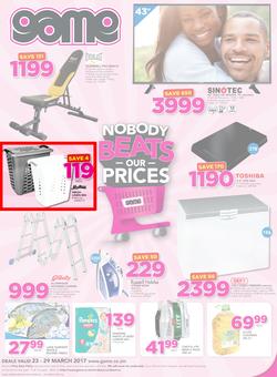Game Zambia : Nobody Beats Our Prices (23 Mar - 29 Mar 2017), page 1