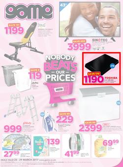 Game Zambia : Nobody Beats Our Prices (23 Mar - 29 Mar 2017), page 1