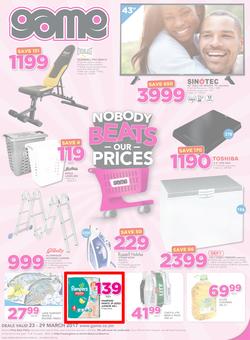 Game Zambia : Nobody Beats Our Prices (23 Mar - 29 Mar 2017), page 1