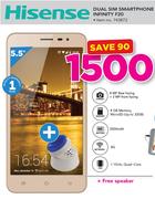 Hisense Dual Sim Smartphone Infinity F20 With Free Speaker