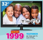 Telefunken 32" FHD LED TV TLED-32FHDP