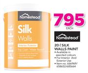 Homestead Silk Walls Paint-20Ltr