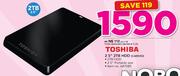 Toshiba 2.5" 2TB HDD CANVIO