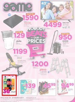 Game Namibia : Windhoek Nobody Beats Our Prices (23 Mar - 29 Mar 2017), page 1