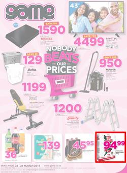 Game Namibia : Windhoek Nobody Beats Our Prices (23 Mar - 29 Mar 2017), page 1