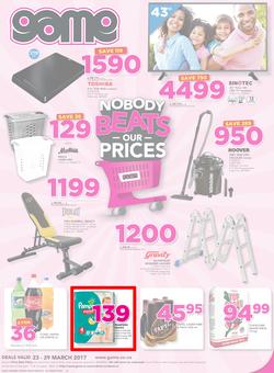 Game Namibia : Windhoek Nobody Beats Our Prices (23 Mar - 29 Mar 2017), page 1