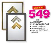 Amber Bay Classic Mirrors 1040x1345mm-Each