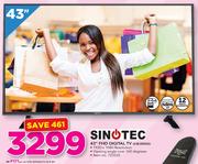 Sinotec 43" FHD Digital TV 43E3000G