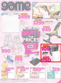 Game Botswana : Nobody Beats Our Basket (23 Mar - 29 Mar 2017), page 1