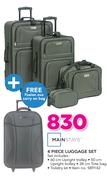 Mainstays 4 Piece Luggage Set With Free Fusion Eva Carry On Bag