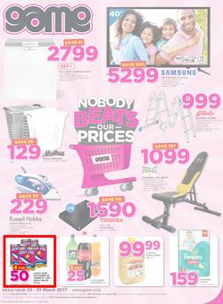 Game Lesotho : Nobody Beats Our Prices (23 Mar - 29 Mar 2017), page 1