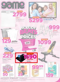 Game Lesotho : Nobody Beats Our Prices (23 Mar - 29 Mar 2017), page 1