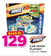 Adventures Wheels Car Wash Playset