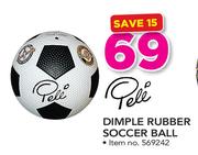 Pele Dimple Rubber Soccer Ball