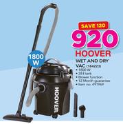 Hoover 1800W Wet & Dry Vac 