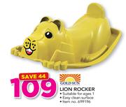 Gold Sun Lion Rocker