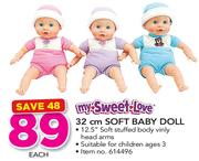 My Sweet Love 32cm Soft Baby Doll-Each