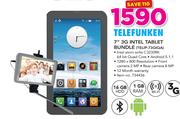 Telefunken 7" 3G Intel Tablet Bundle TELIP-73GIQA