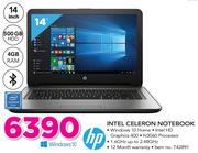 HP 14 Inch Intel Celeron Notebook