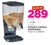 Mainstays Double Cereal Dispenser