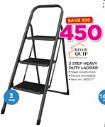 Home Quip 3 Step Heavy Duty Ladder
