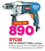 Ryobi 850W Impact Drill HID500