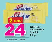Nestle Assorted Slabs-2 x 80g