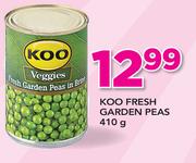 Koo Fresh Garden Peas-410g
