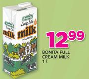 Bonita Full Cream Milk-1Ltr