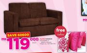 Aldo Couch Free 2 Cushions