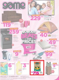 Game Malawi :Nobody Beats Our Prices (9 Mar - 22 Mar 2017) , page 1