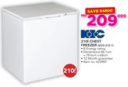 KIC 210Ltr Chest Freezer KCG 210 1